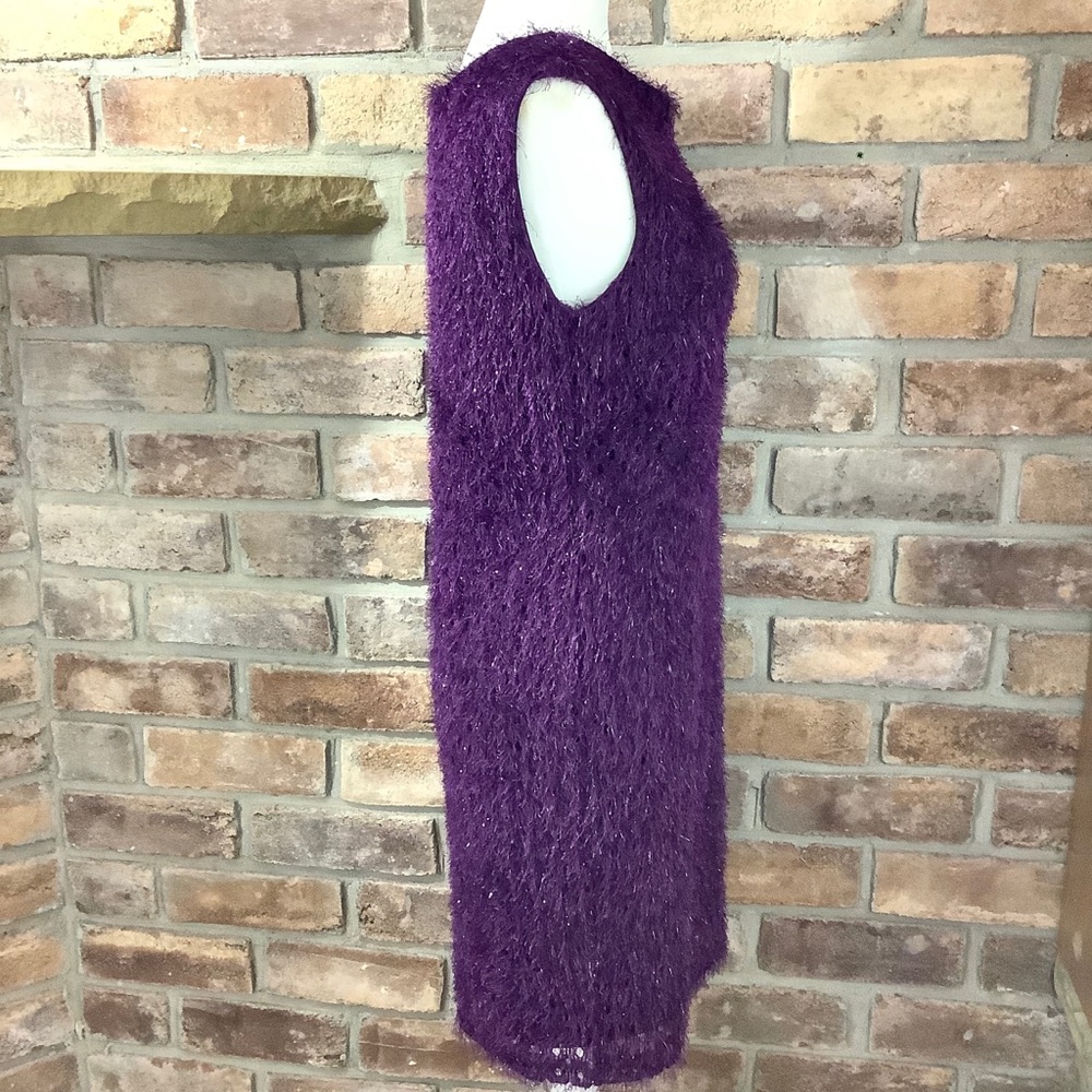 Badgley Mischka Faux-Feather Eyelet Cocktail Dress 30 - Picture 5 of 10